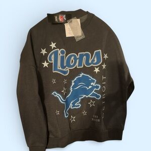 Lions Crewneck Sweater - Black and Blue
